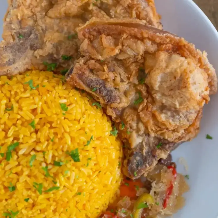 Java Rice and Pork Chop