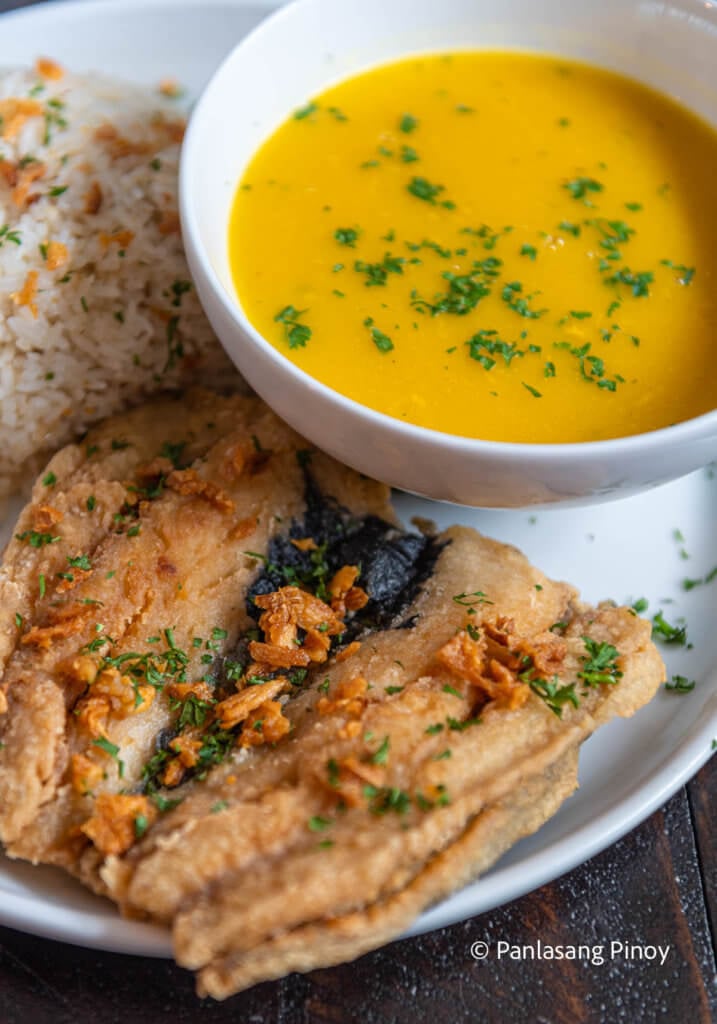 Crispy Garlic Bangus Recipe and Cream of Pumpkin Soup