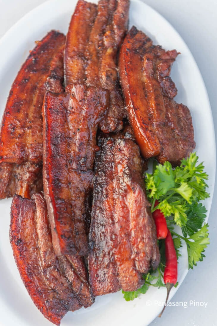 Grilled Liempo with Barbecue Sauce Panlasang Pinoy