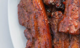 Grilled Liempo with Barbecue Sauce