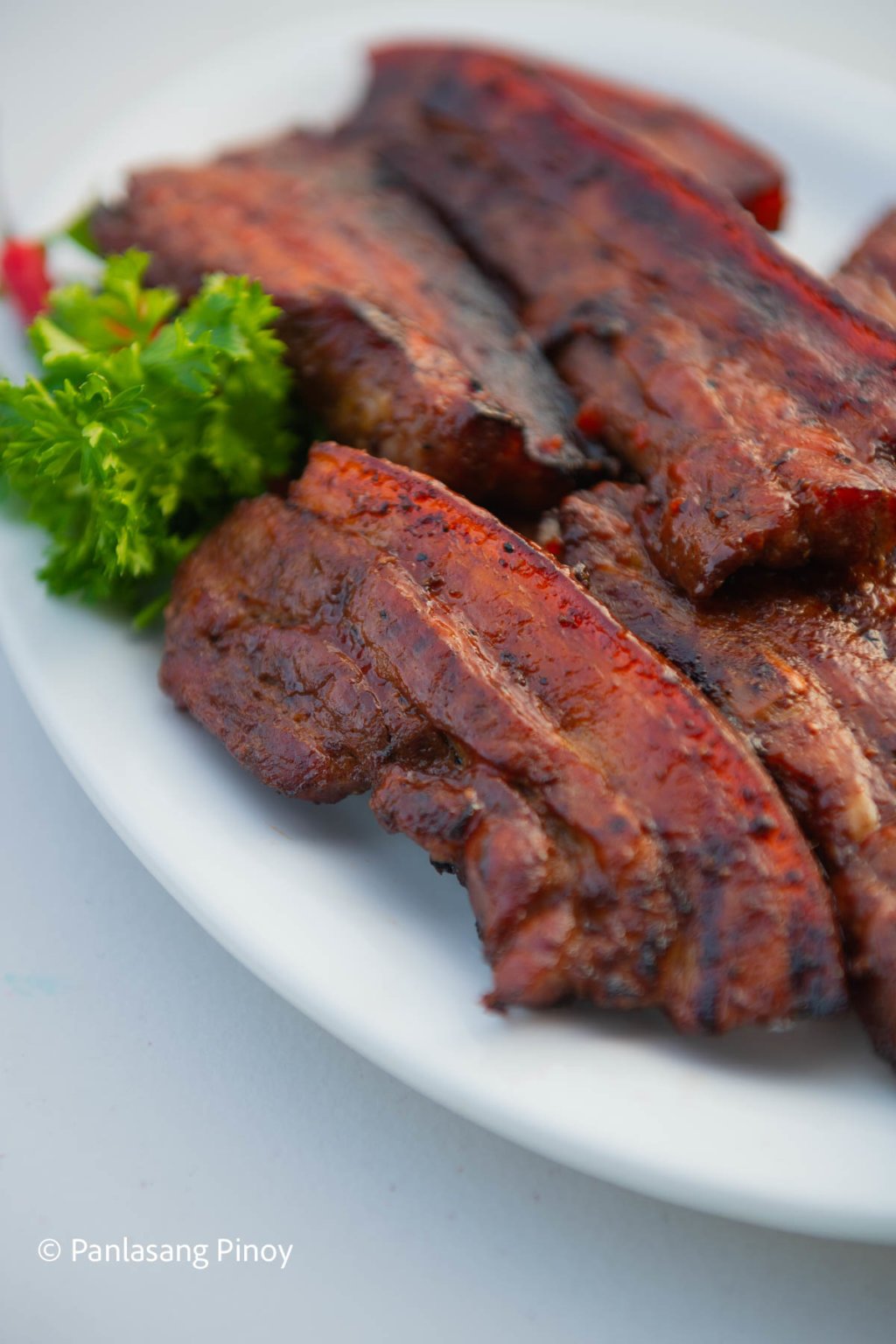 Grilled Liempo with Barbecue Sauce Panlasang Pinoy