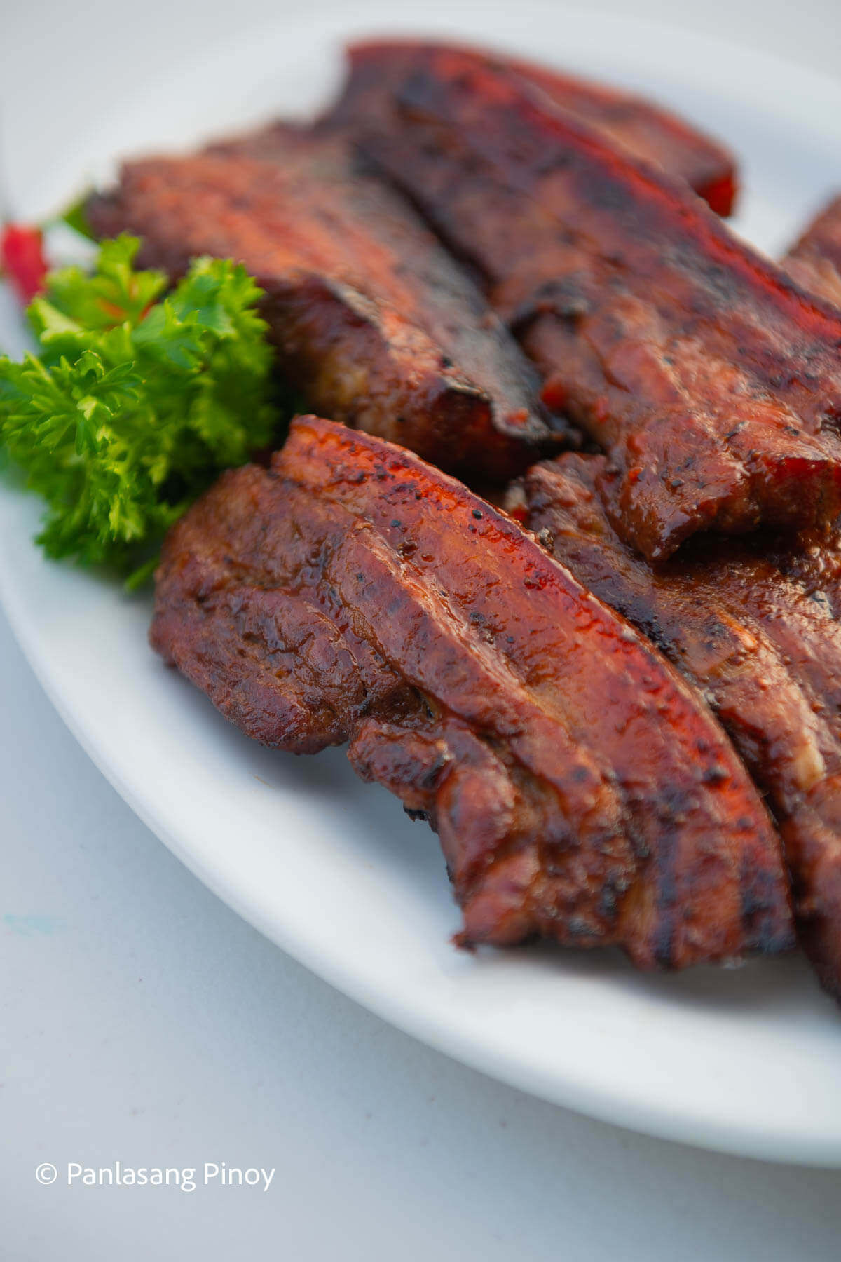 Grilled Liempo with Barbecue Sauce Recipe