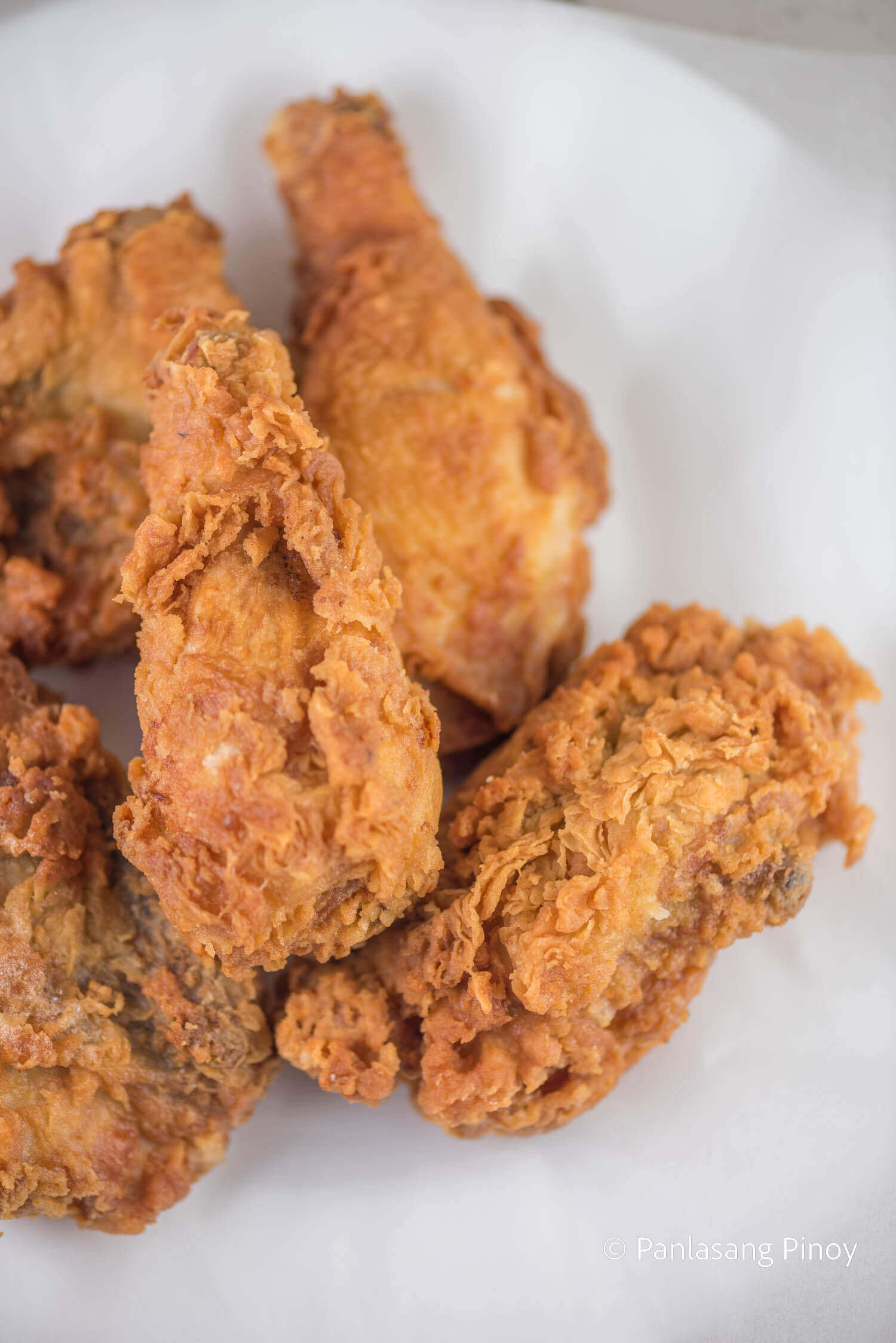 crispy fried chicken drumstick