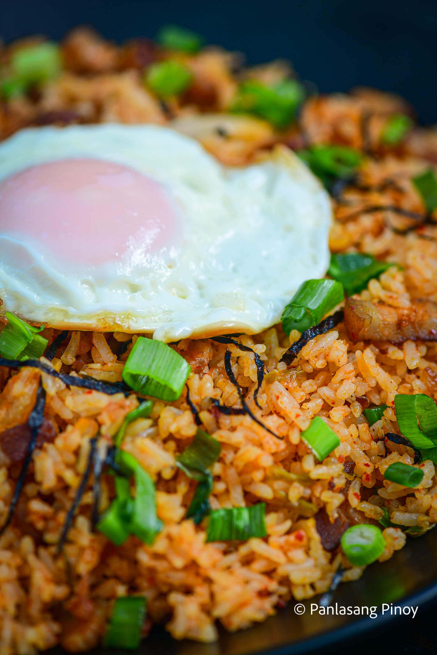 Kimchi Fried Rice with Adobo