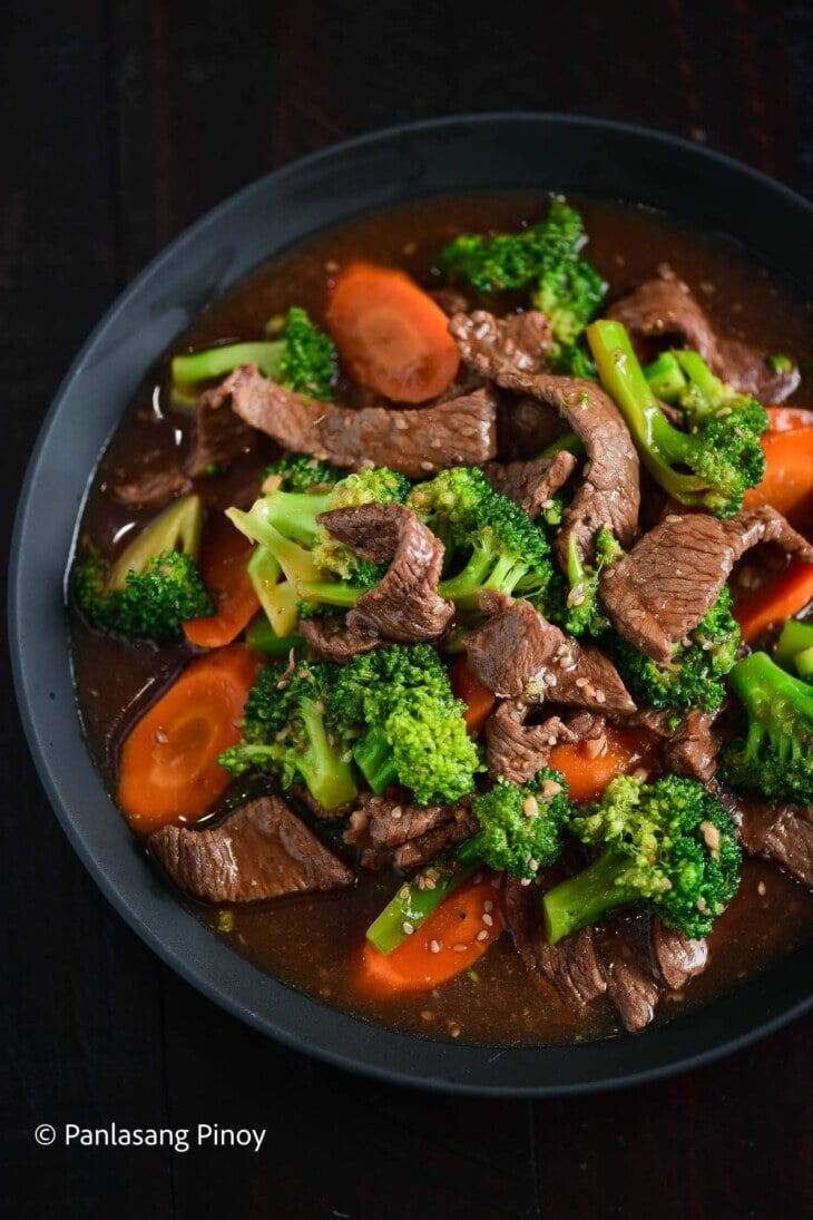 Beef Broccoli Recipe with Carrots Panlasang Pinoy