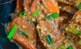 Chili Garlic Crab and Shrimp