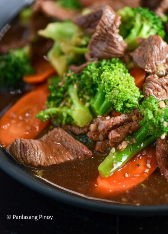 Beef Broccoli Recipe with Carrots Panlasang Pinoy