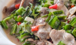how to cook bicol express using gizzard