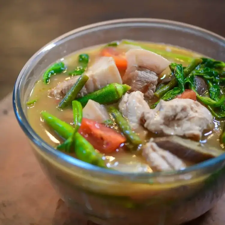 Pork and Chicken Sinigang - Panlasang Pinoy