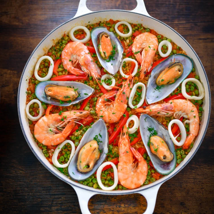 easy seafood paella