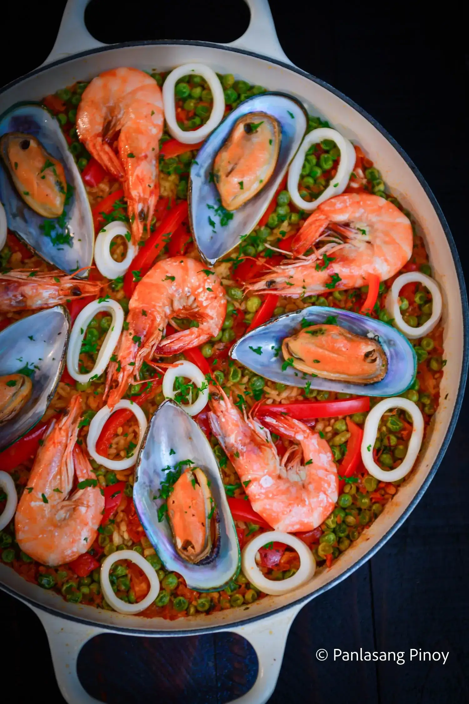 easy seafood paella recipe