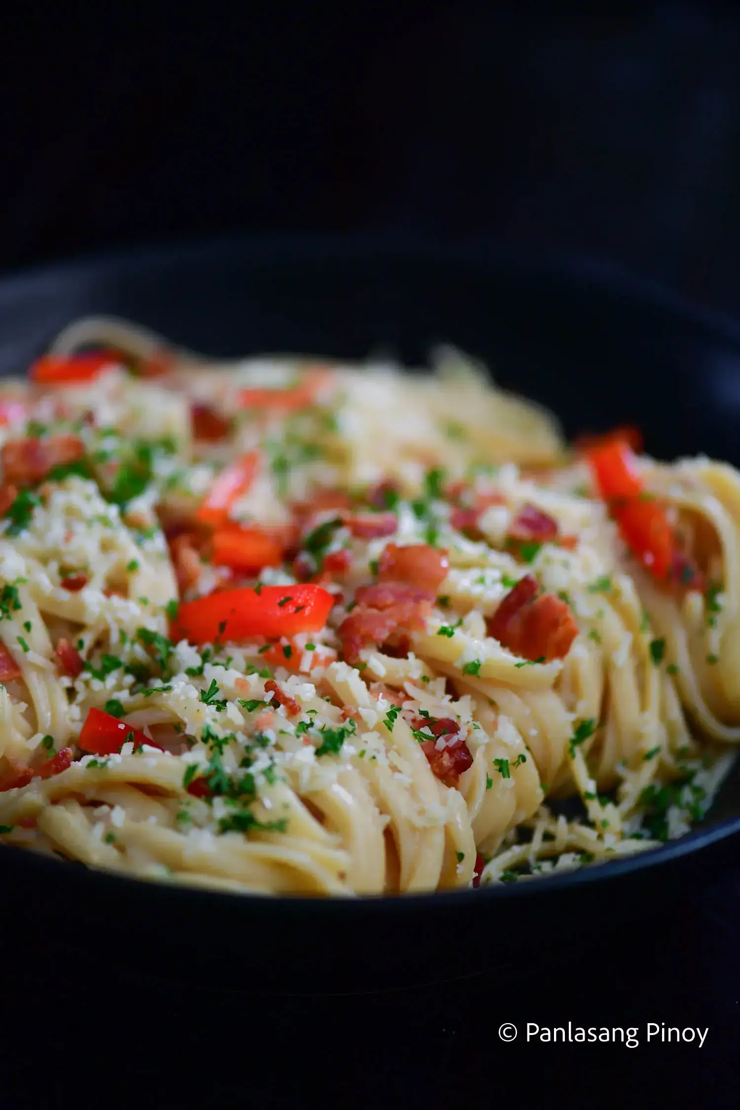 festive tuna carbonara