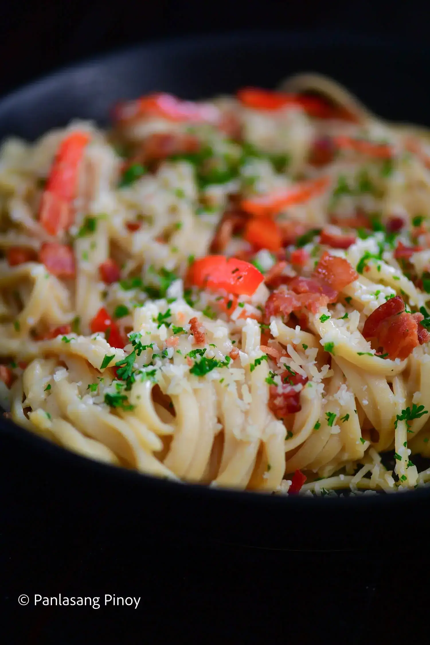 tuna carbonara