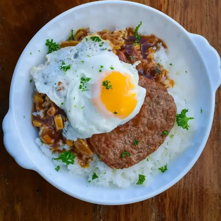 Hawaiian loco moco