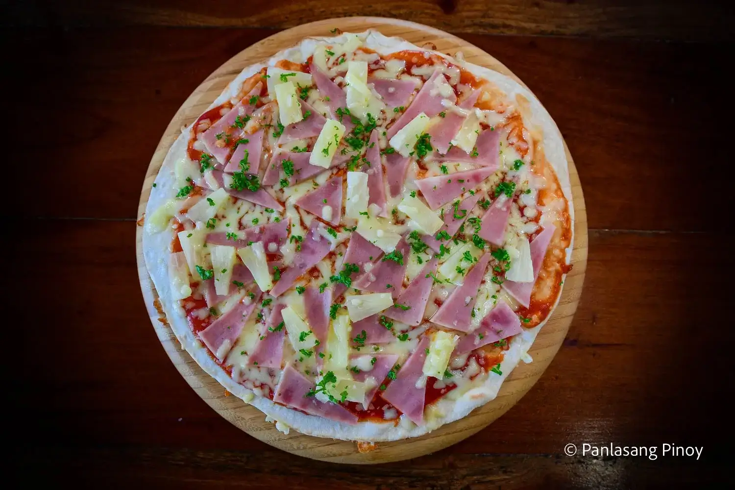 Frying pan Hawaiian pizza recipe