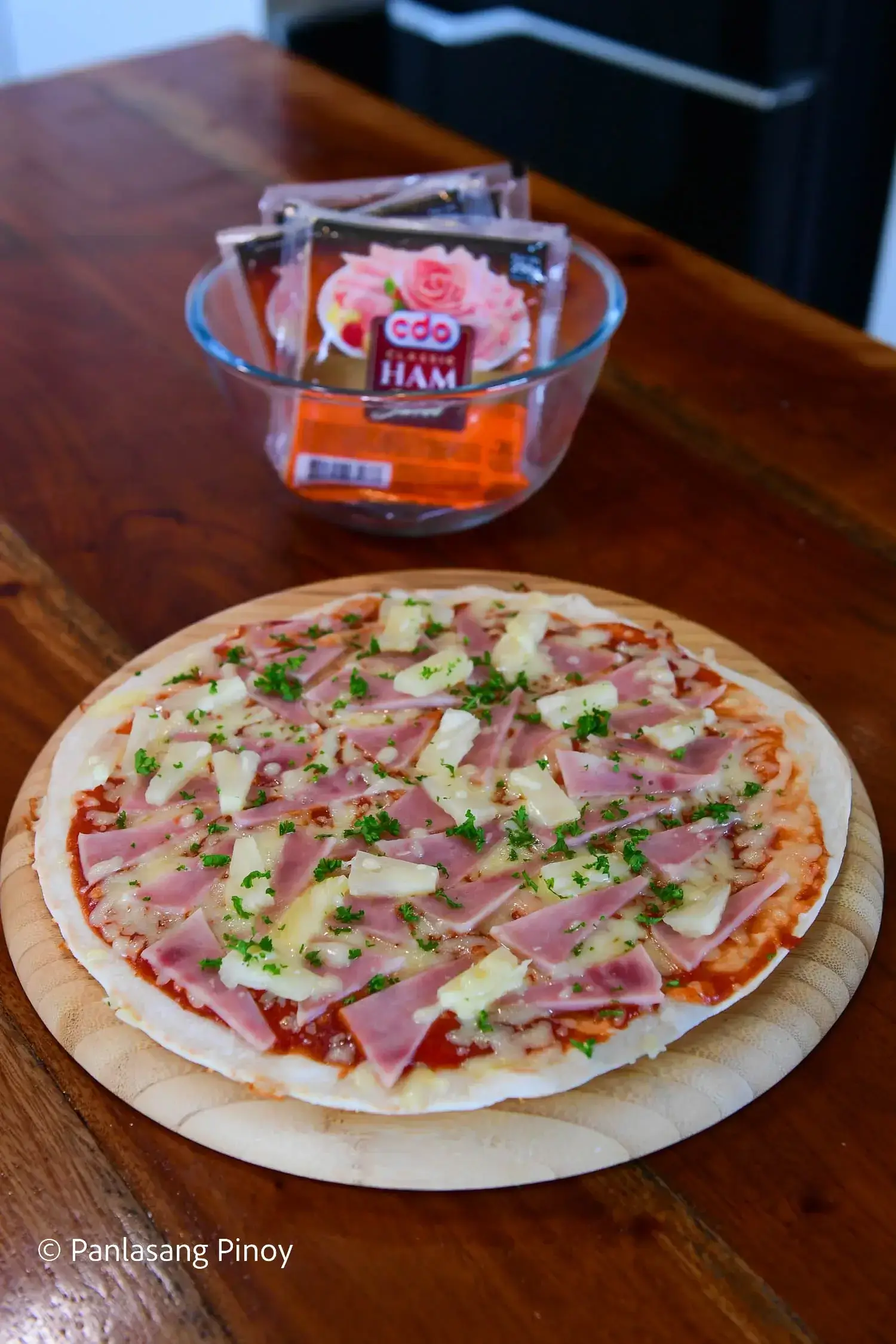 Hawaiian pizza no bake