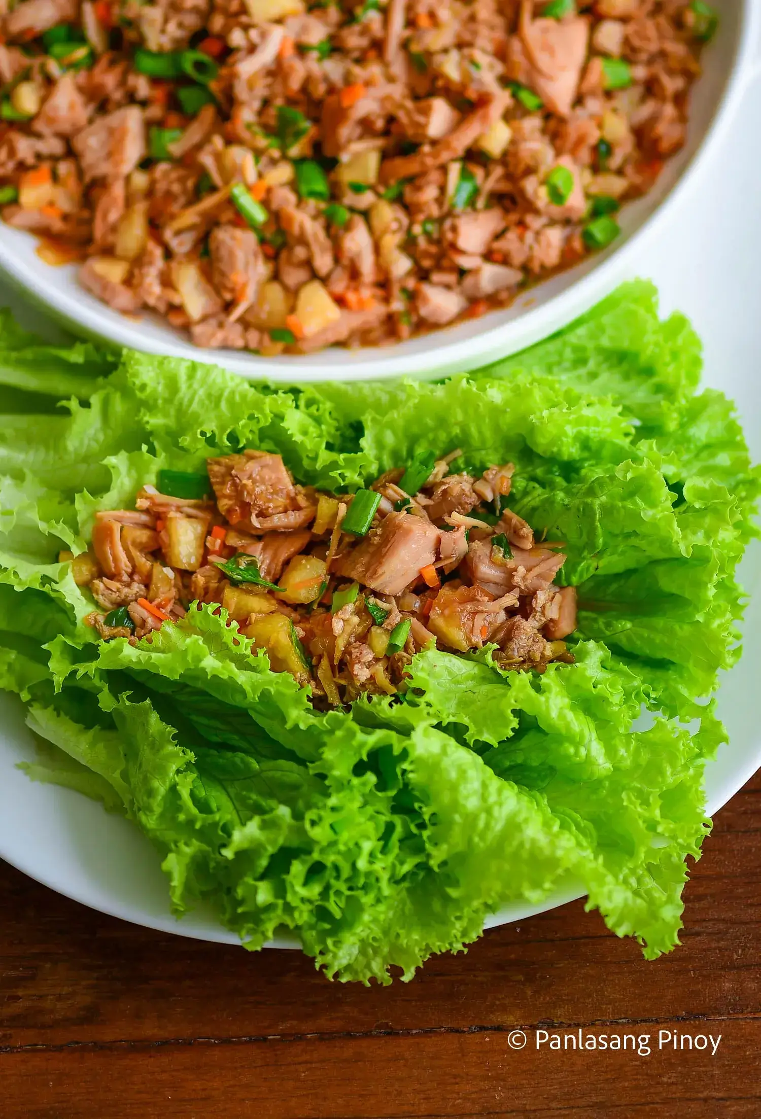 chicken lettuce wrap recipe