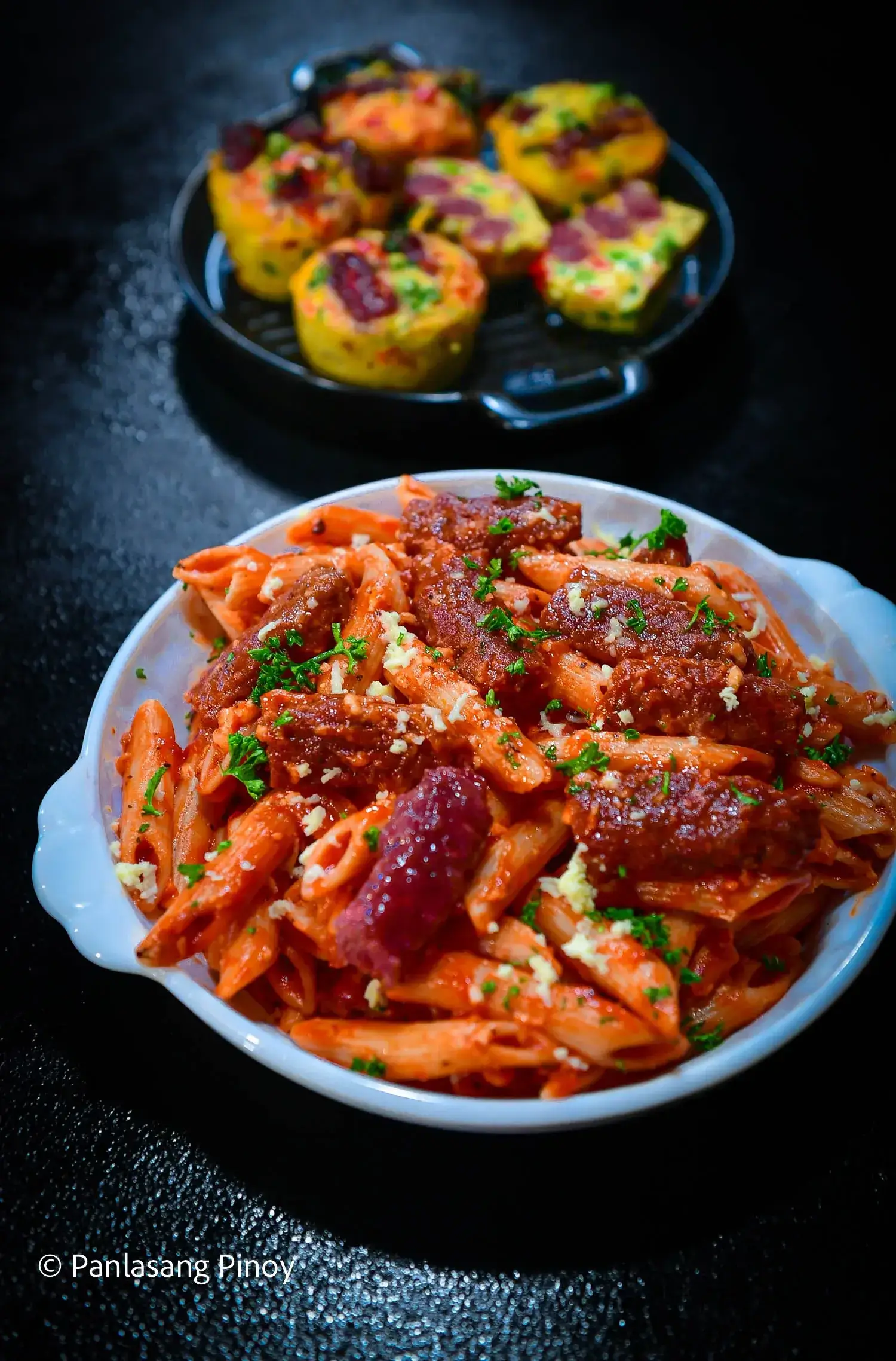 longganisa pasta for dinner