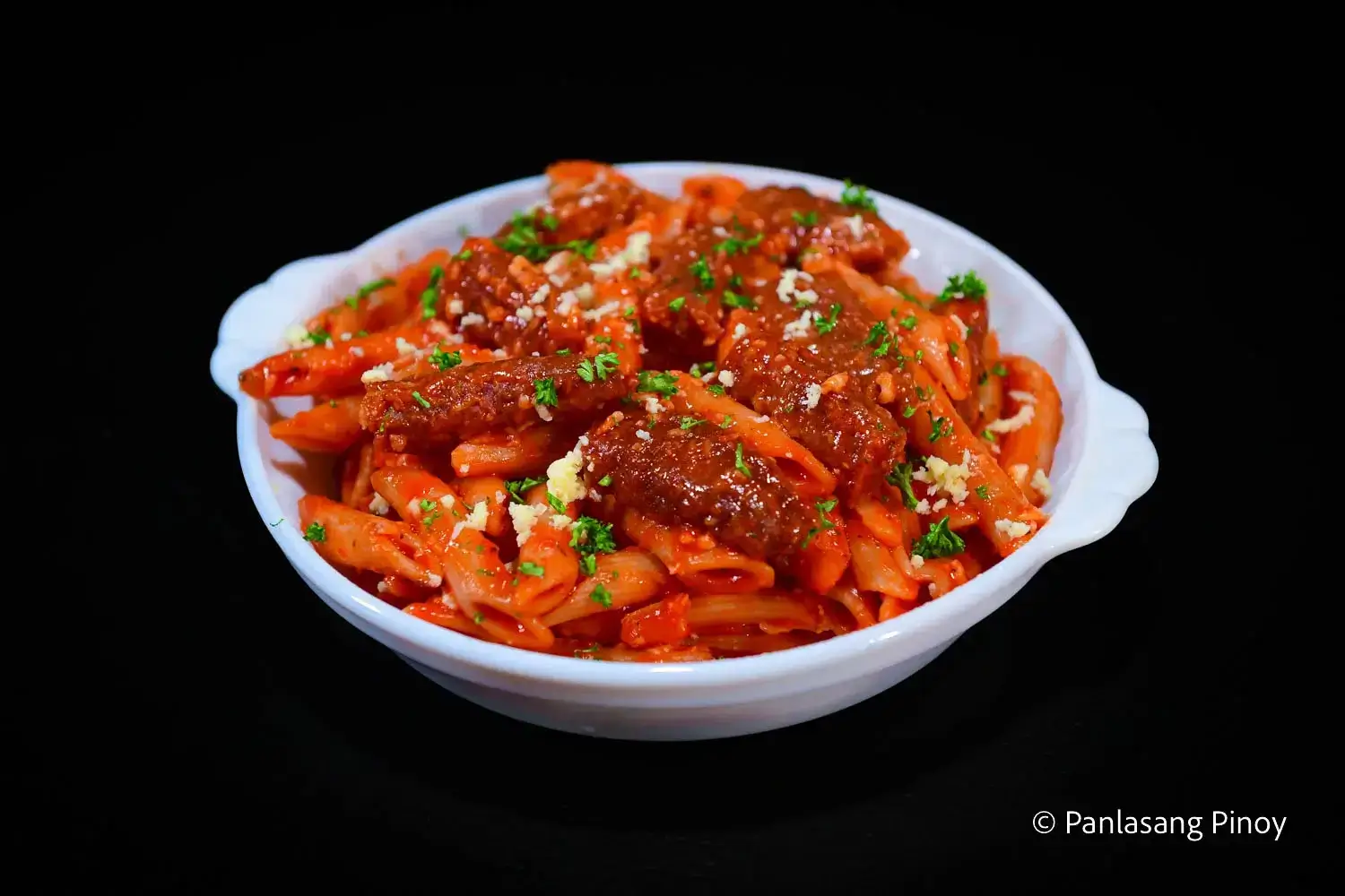 longganisa penne pasta_