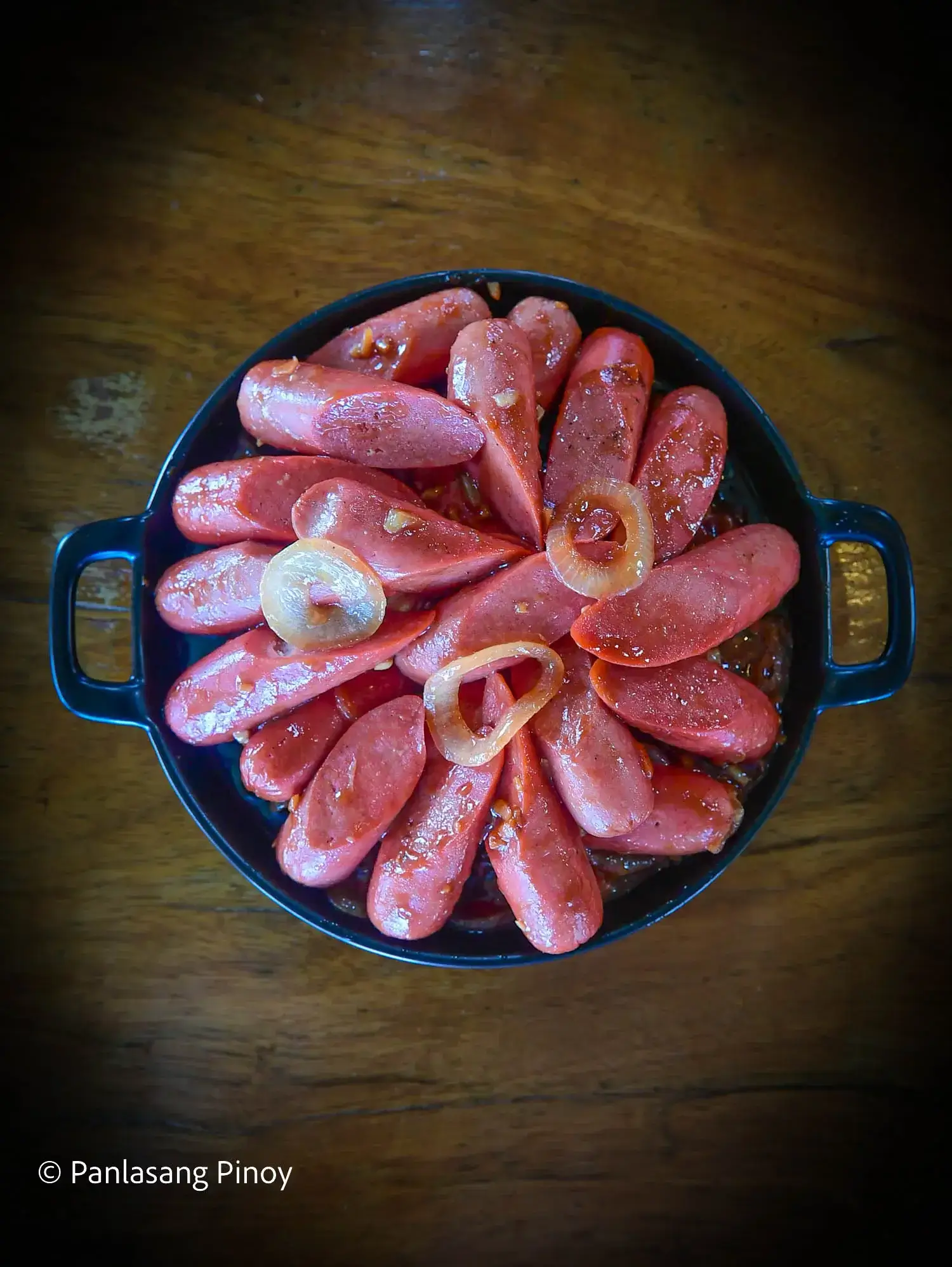 Stir Fried Chicken Franks - Panlasang Pinoy - Karinokada