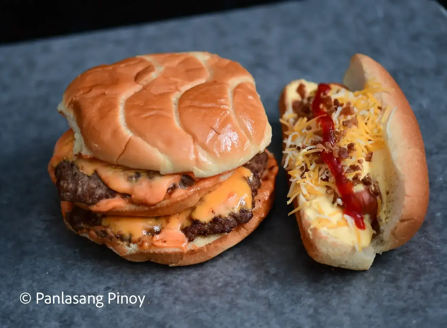 cheeseburger and hotdog sandwich recipes
