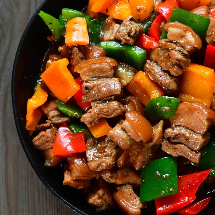 pepper pork belly recipe