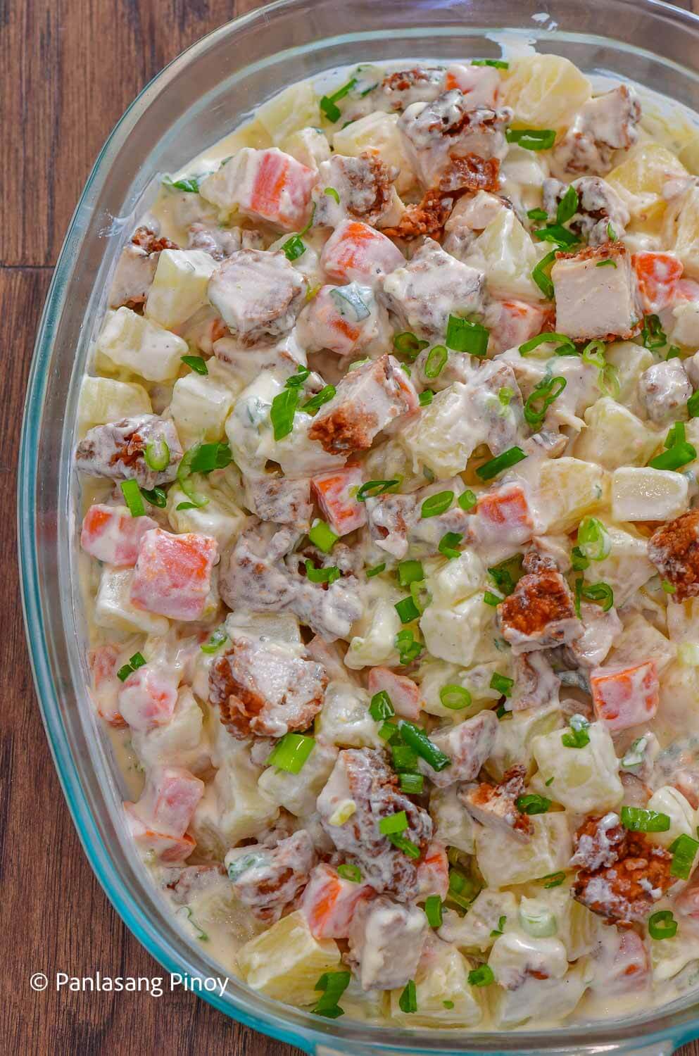 Fried Chicken Potato Salad – Panlasang Pinoy