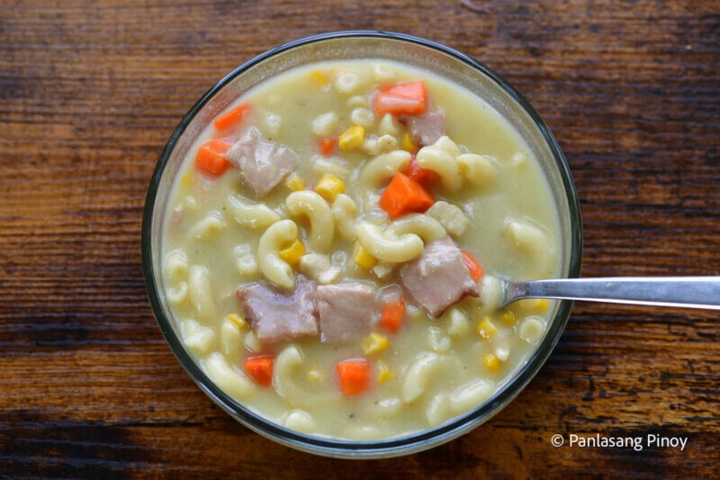 Creamy Macaroni Soup (ala Jollibee) Panlasang Pinoy