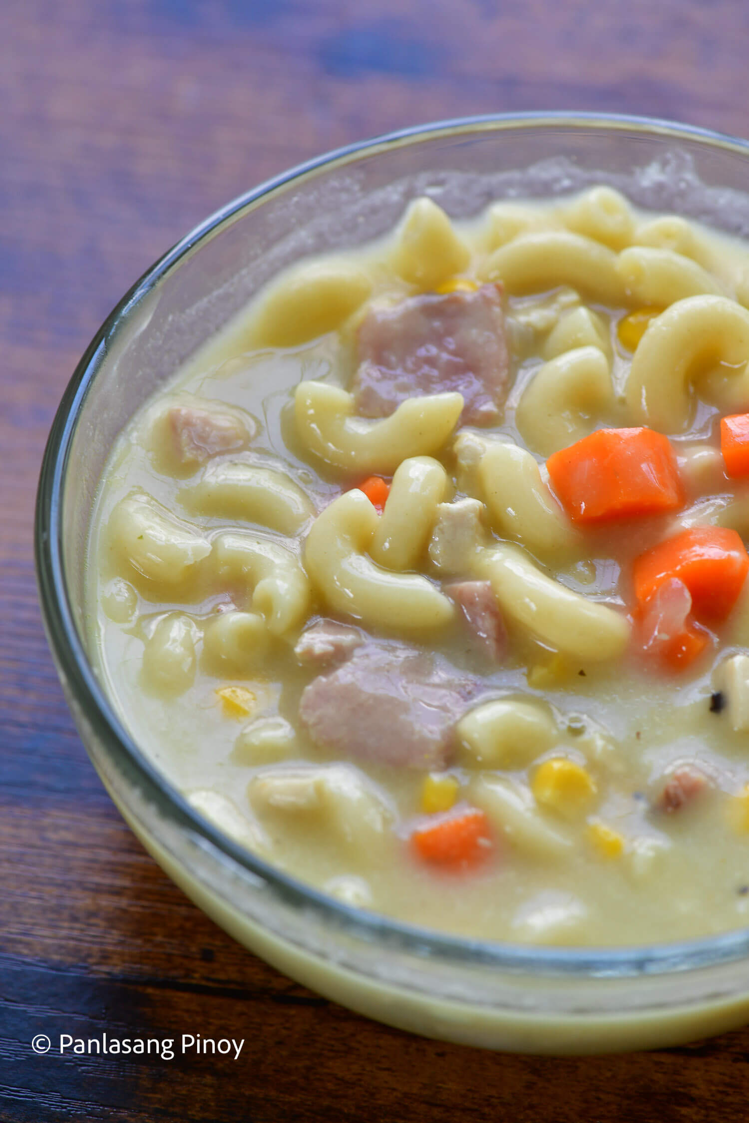 recipe for panlasang pinoy macaroni soup