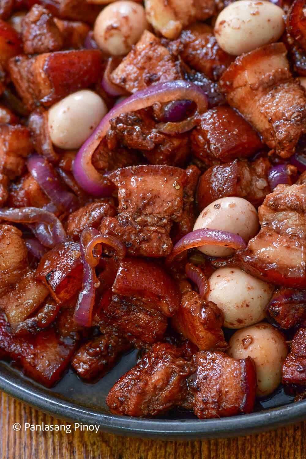 pork belly with oyster sauce