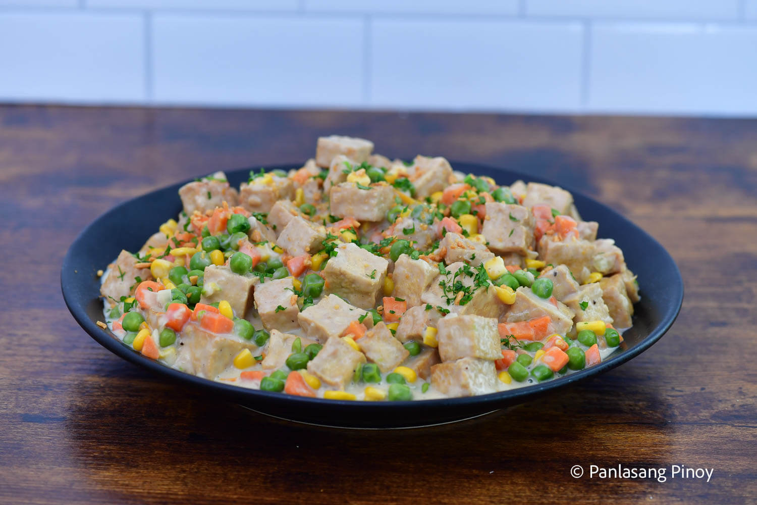 creamy tofu with mixed vegetables recipe