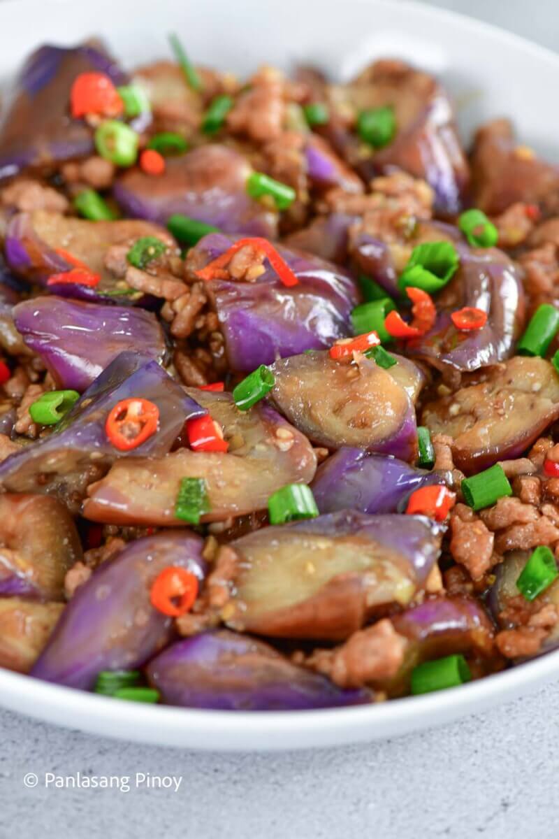 Stir Fry Eggplant Recipe Panlasang Pinoy