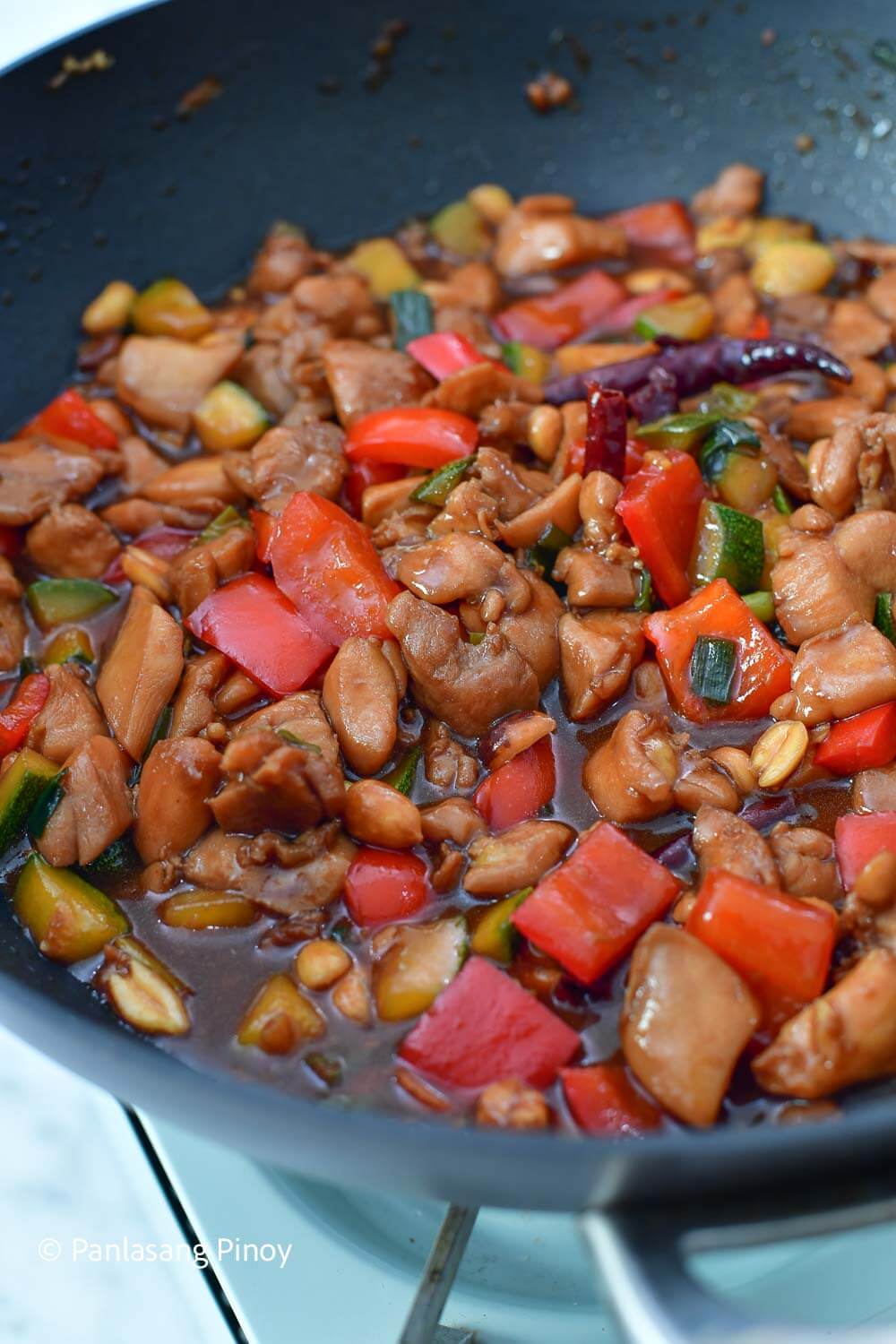 Cooking Kung Pao Chicken