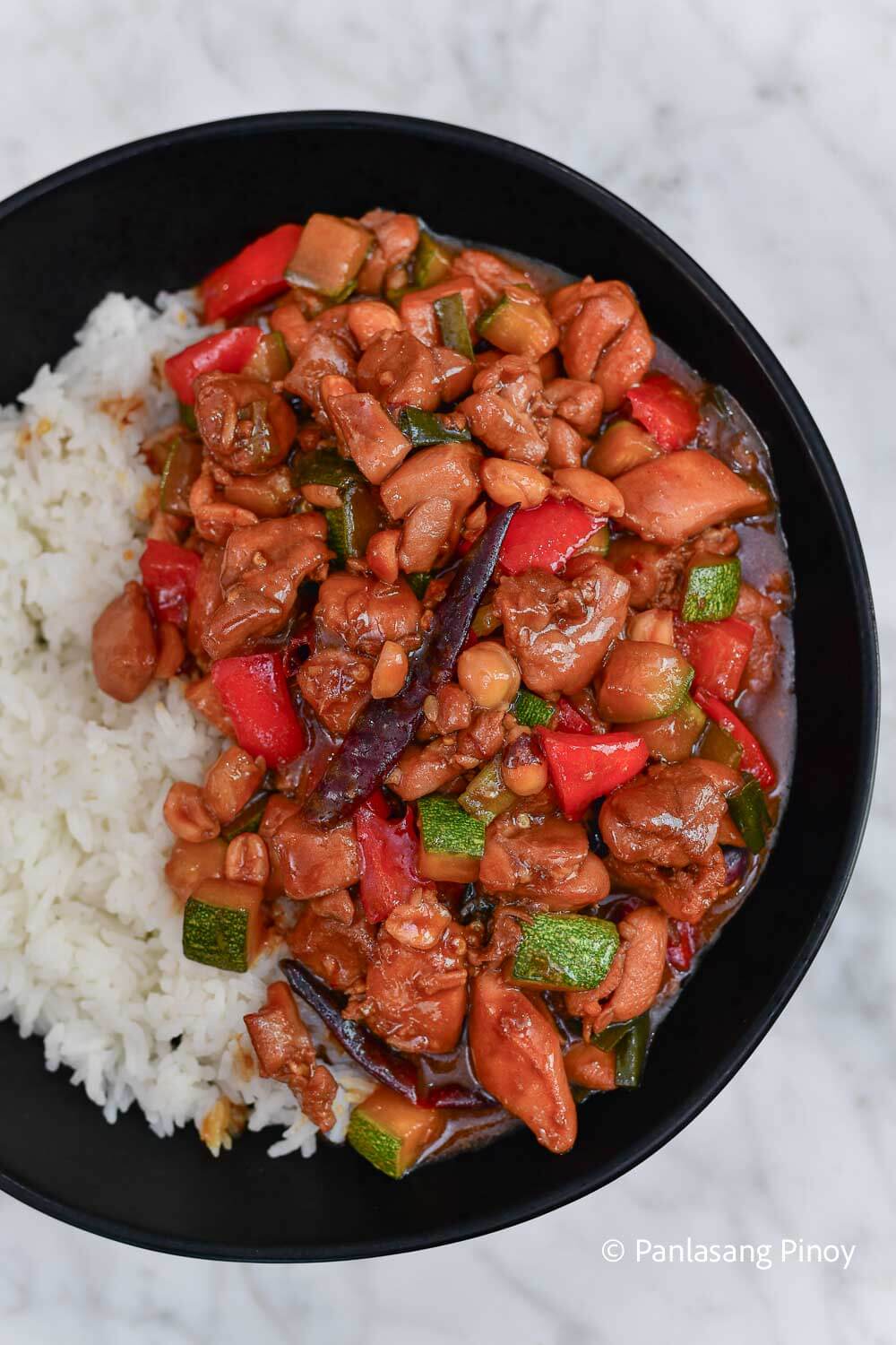 Kung Pao Chicken with Rice