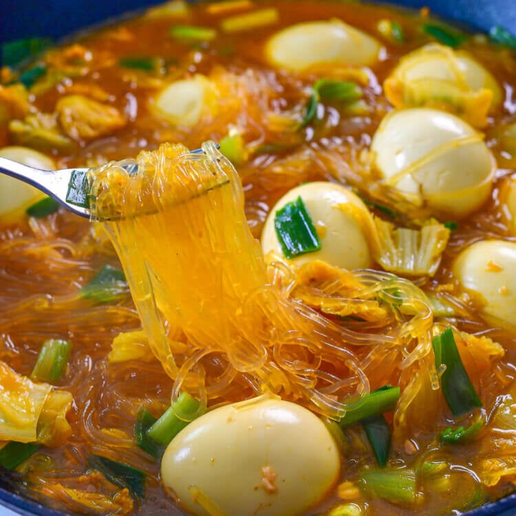Sotanghon And Egg Noodle Soup Recipe