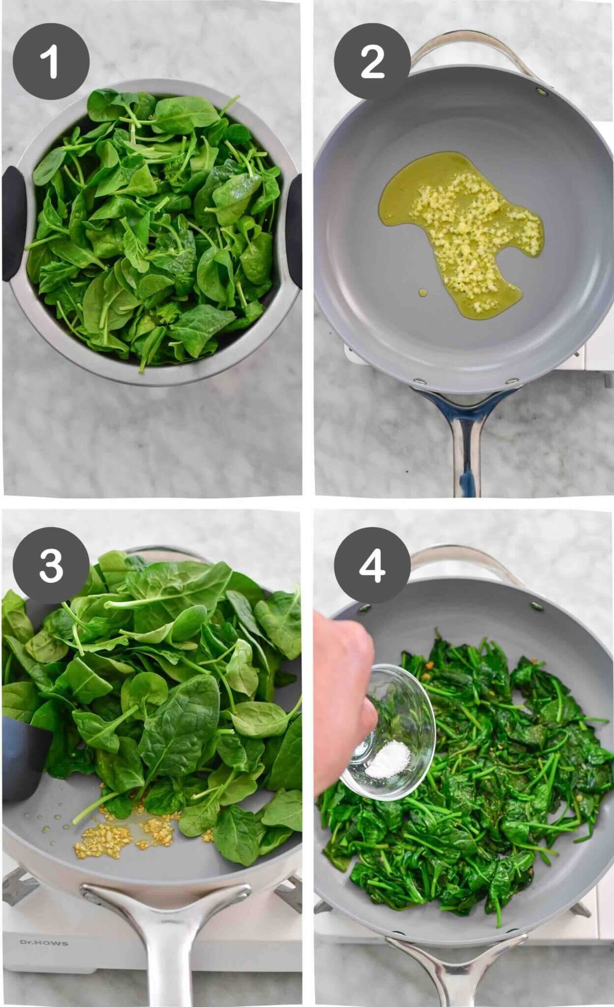 Sauteed Spinach Recipe (How to Saute Spinach) - Panlasang Pinoy