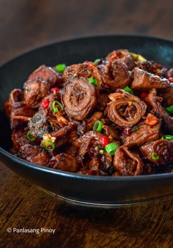 Adobong tumbong ng baboy
