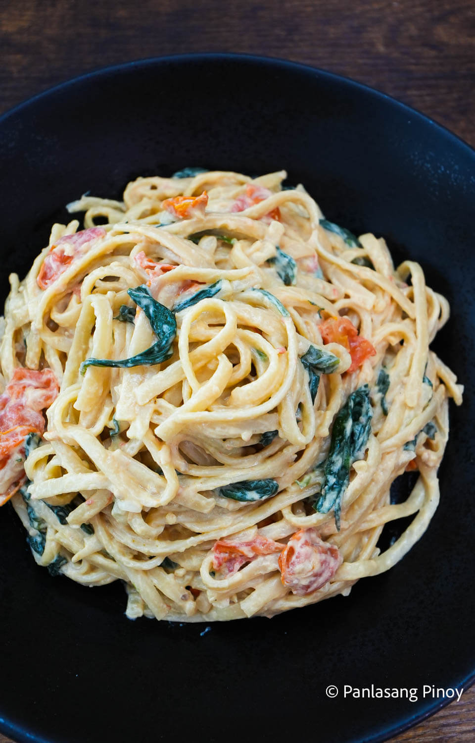 Creamy Tomato and Spinach Pasta Recipe