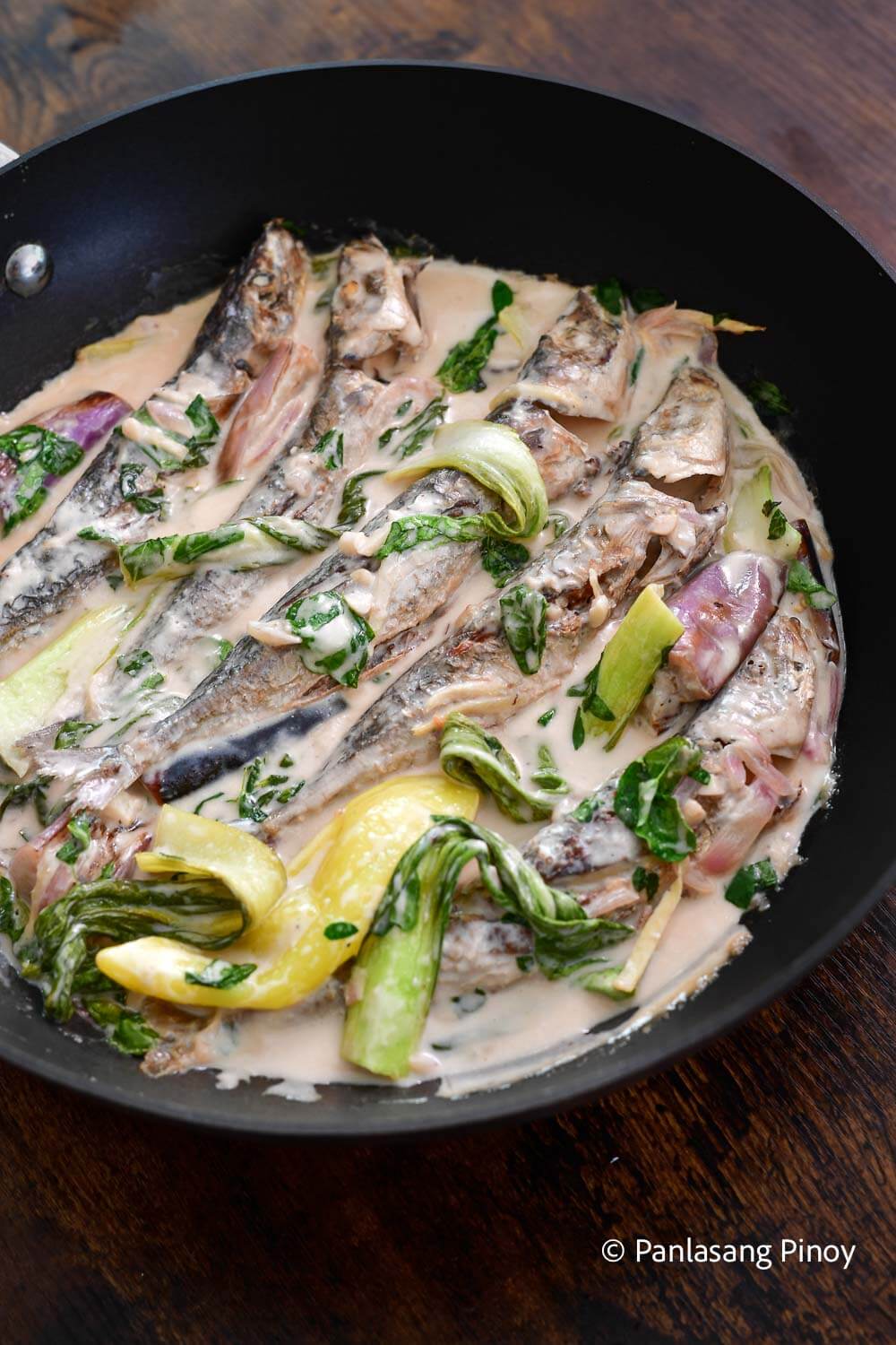 Creamy Coconut Milk Fish Stew (Ginataang Isda with Eggplant and Bok Choy) Creamy Coconut Milk Fish Stew (Ginataang Isda with Eggplant and Bok Choy)