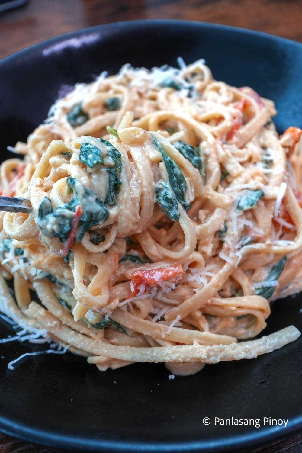 Creamy Tomato and Spinach Pasta Creamy Tomato and Spinach Pasta