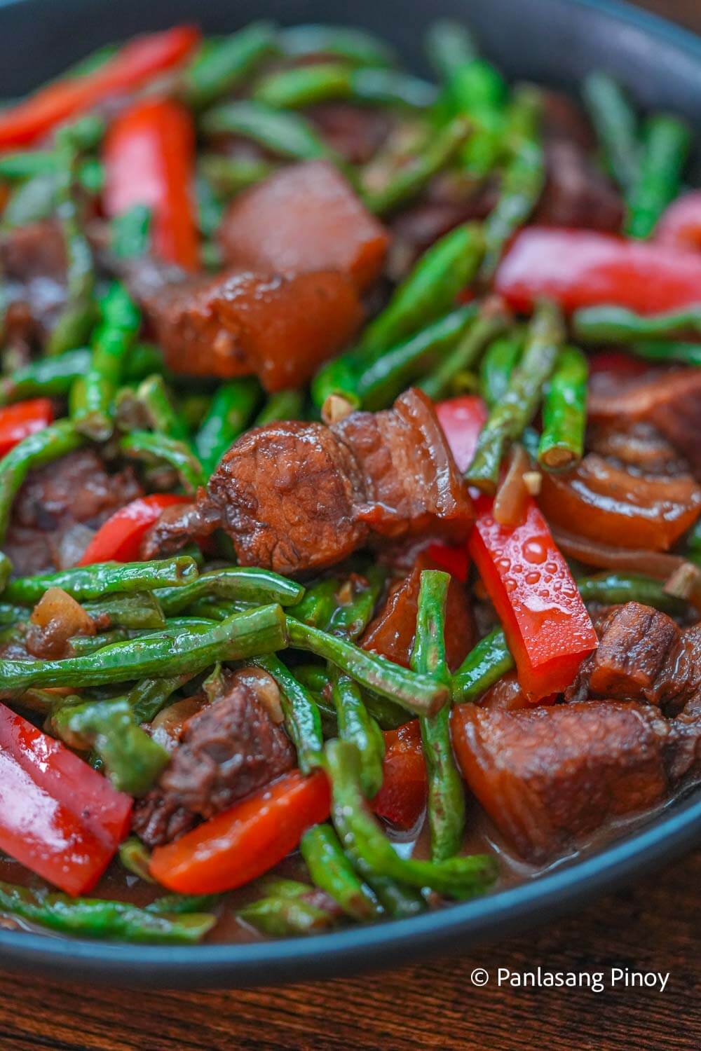 liempo with string beans