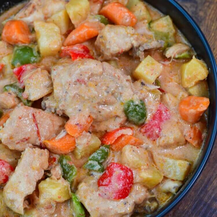 Pininyahang manok recipe with cream