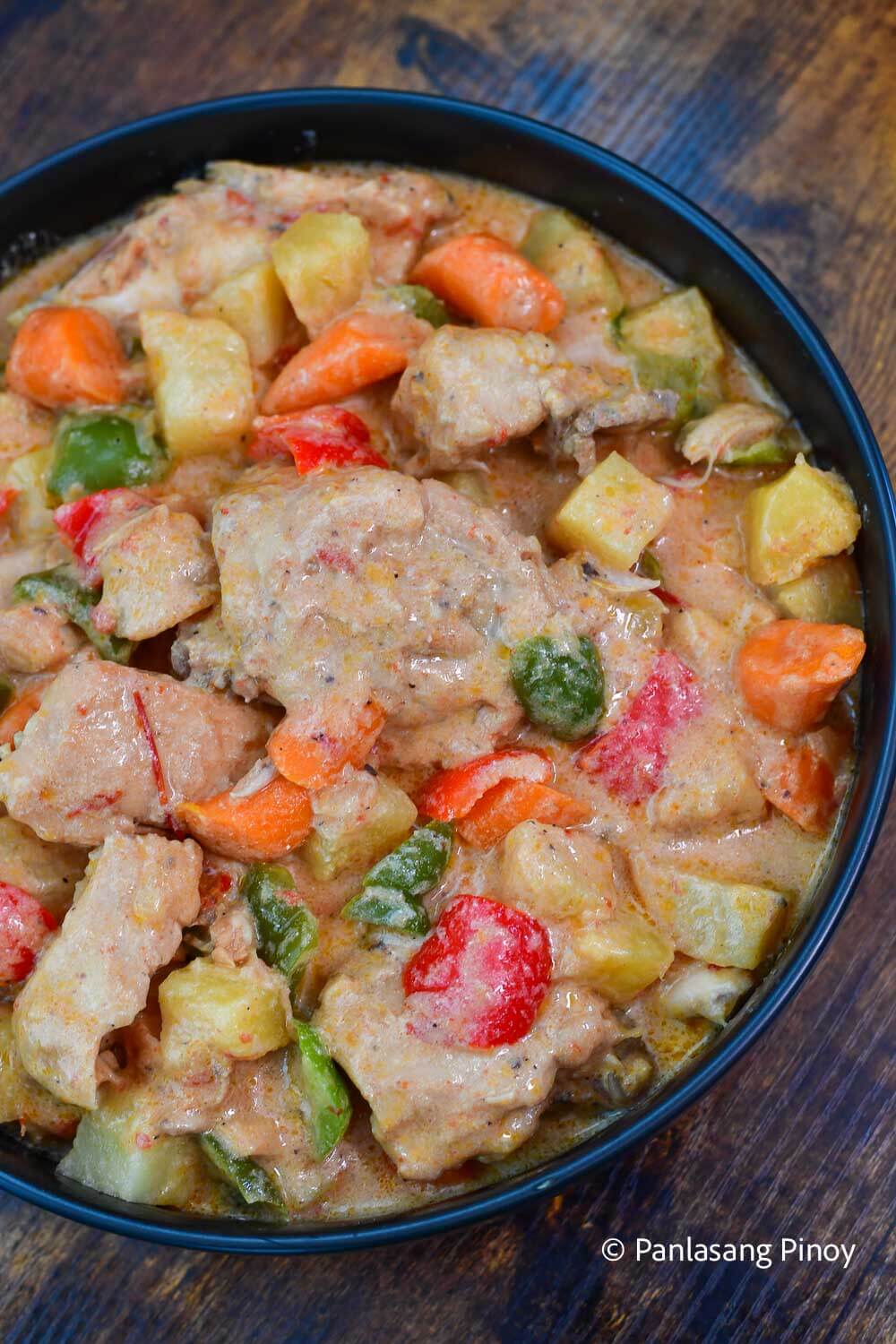 Pininyahang manok recipe with cream