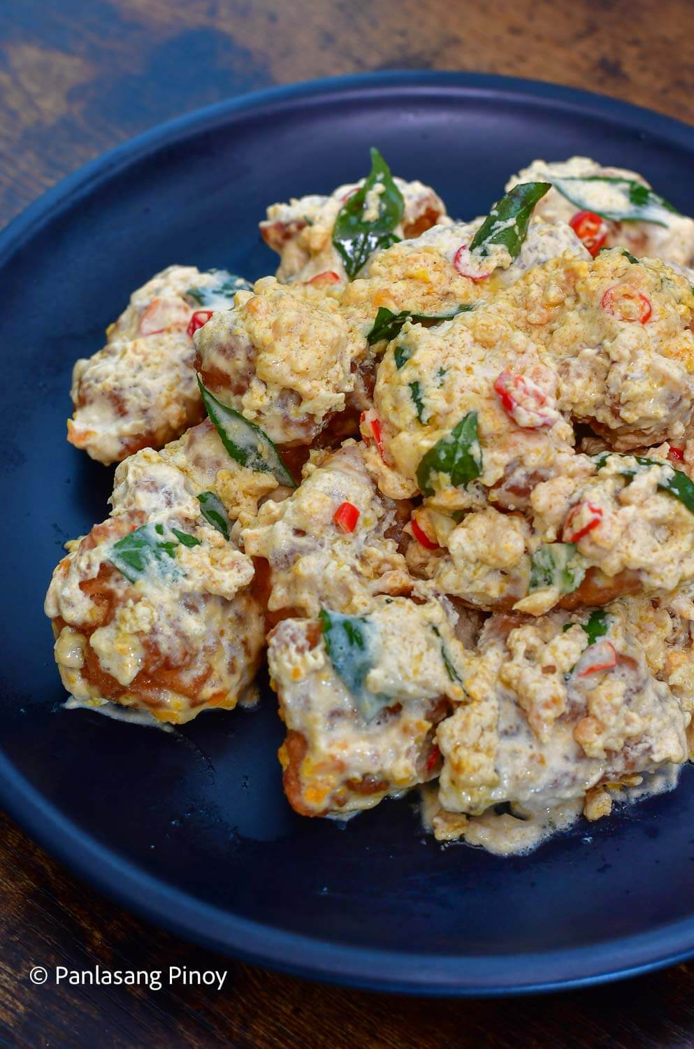 Salted egg chicken recipe