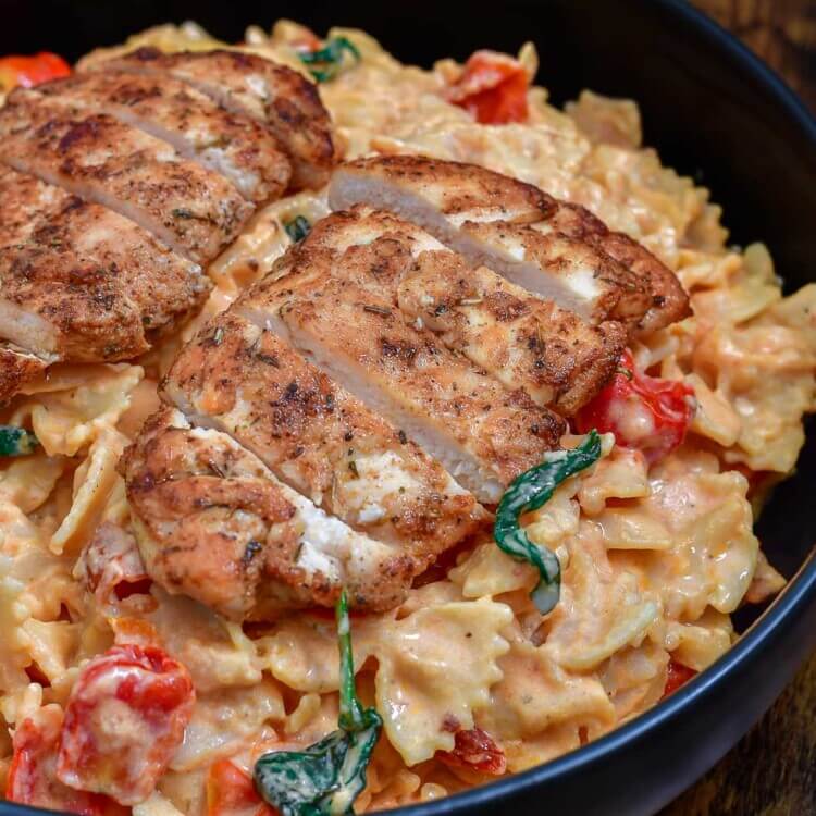 Chicken breast pasta