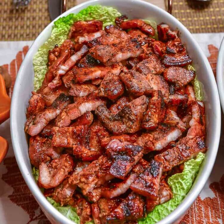 Inihaw na liempo for thanksgiving