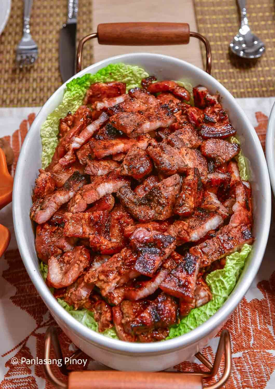 Inihaw na liempo for thanksgiving