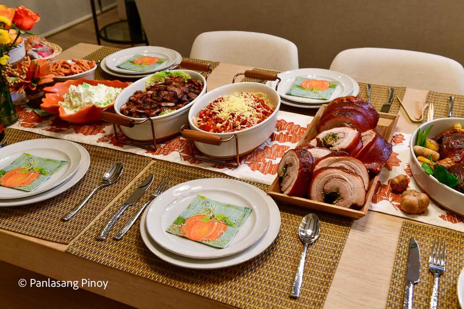 Pinoy thanksgiving handaan