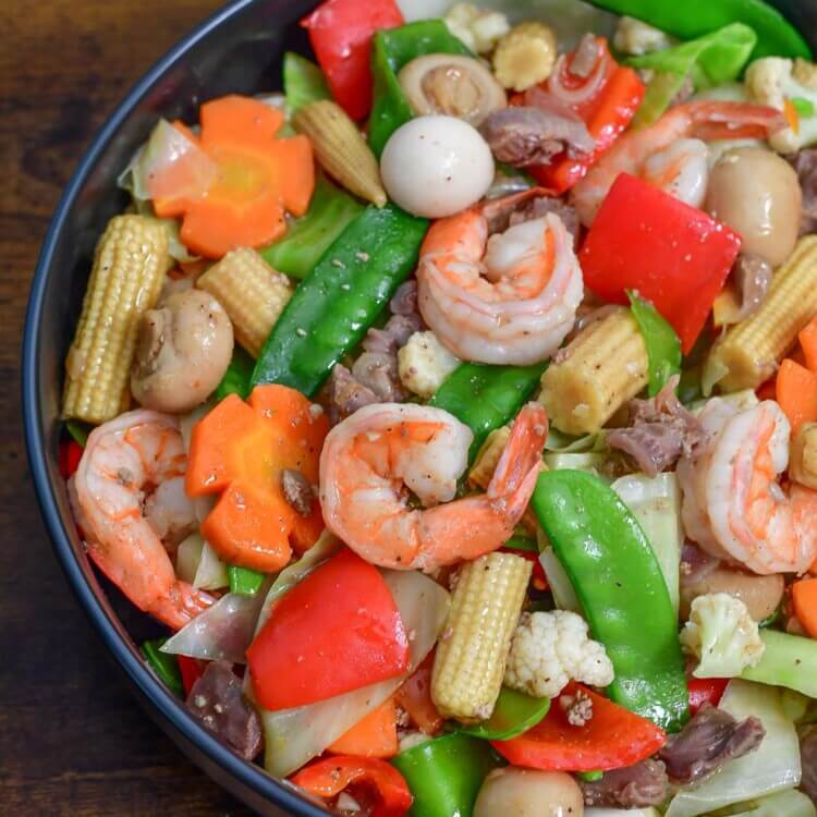 Chop suey recipe with chicken gizzard