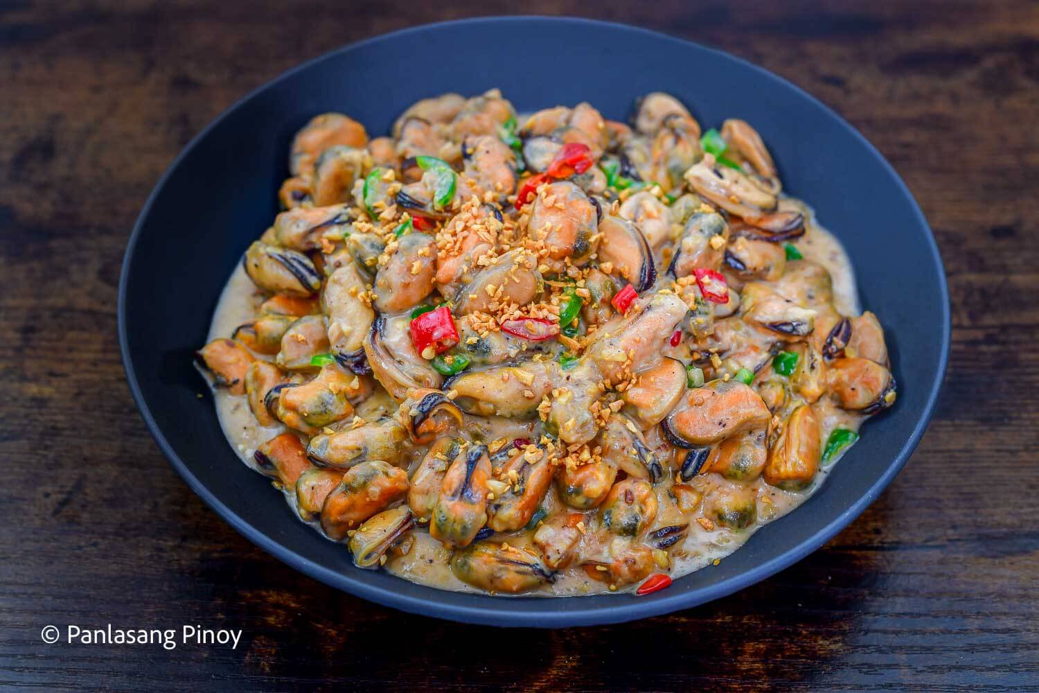 Mussels in coconut milk